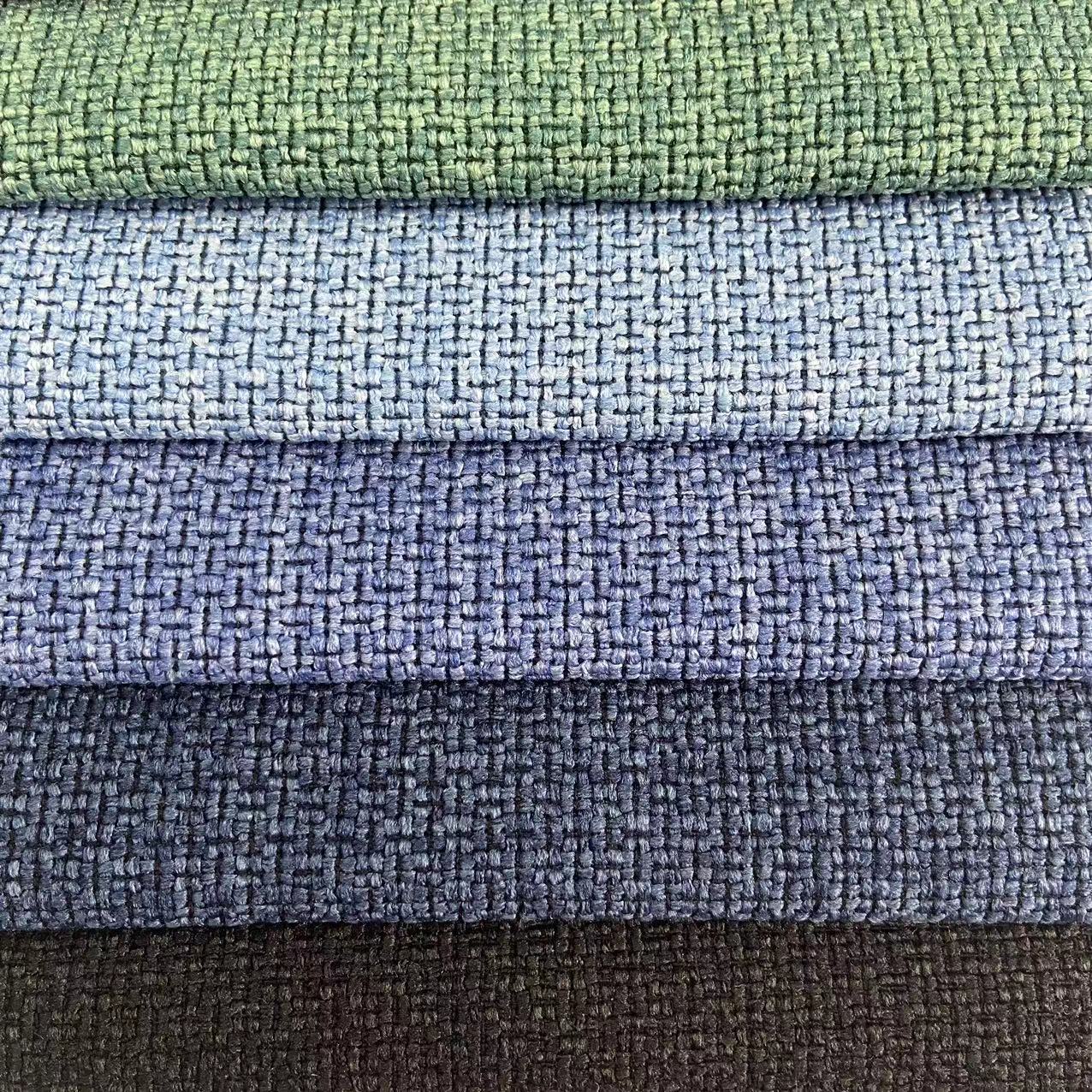 100%polyester Linen look sofa upholstery fabric H173XY-230