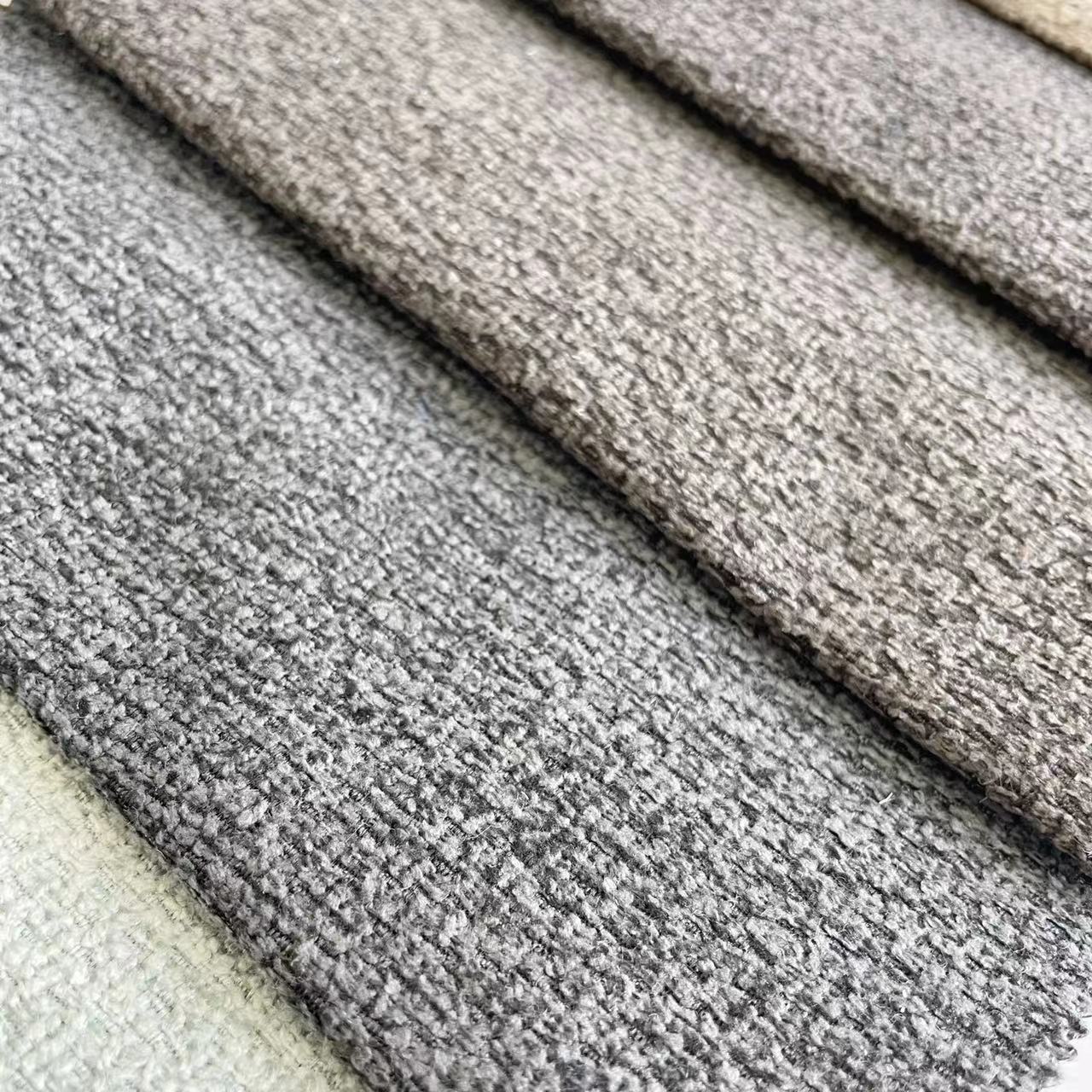 Luxury New Design Textured Linen Furniture Upholstery Fabric Soft Hand Feeling Home Textile Fabric R78