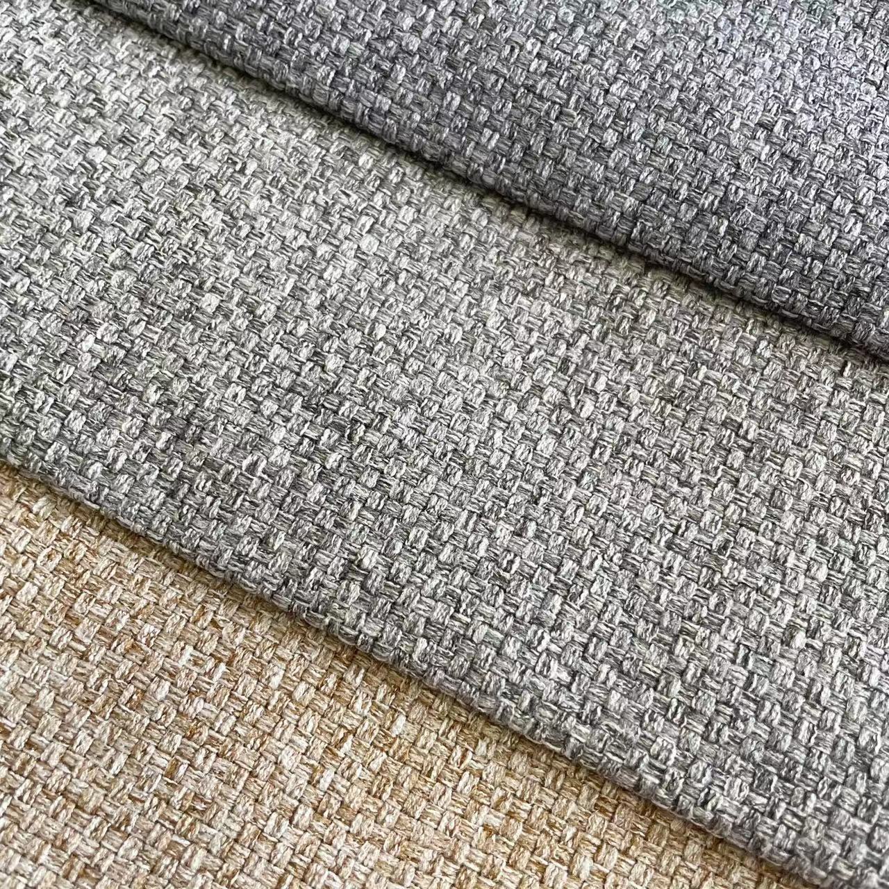 Rich Soft Basket Textured Linen Design Upholstery Fabric Living Room Furniture Cover Fabric H94