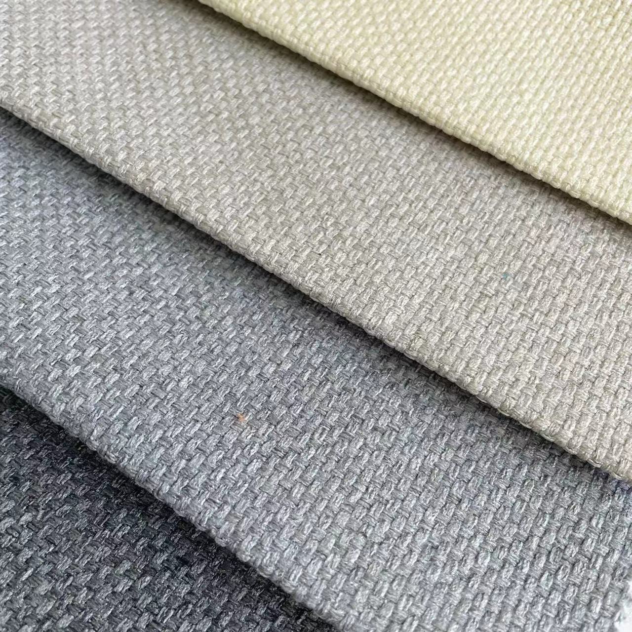 New Arrival Textured Linen Upholstery Fabric Furniture Sofa Covering H60