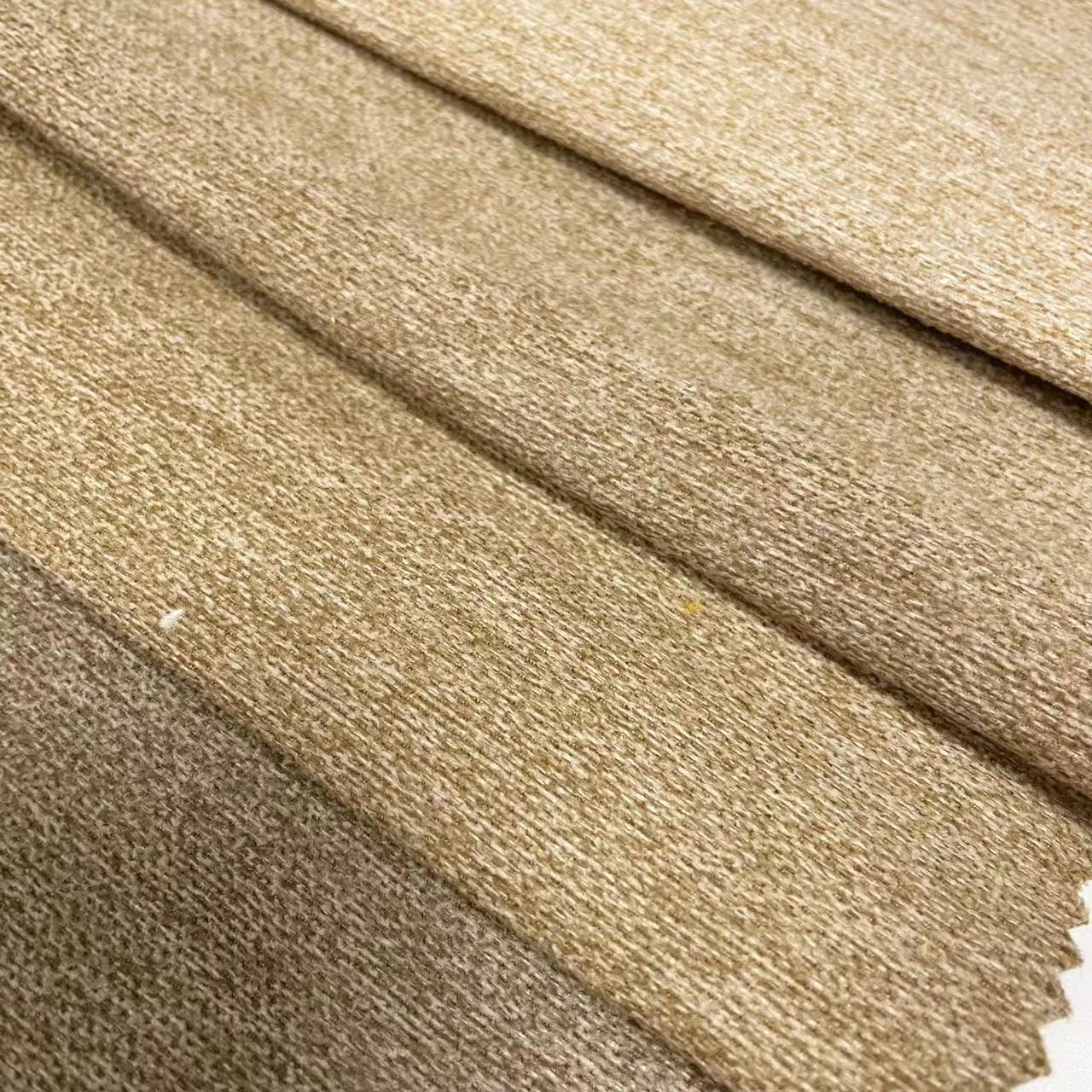 Factory Supply Latest Plain Linen Sofa Fabric Upholstery 100% Polyester Home Textile Sofa Fabric R84