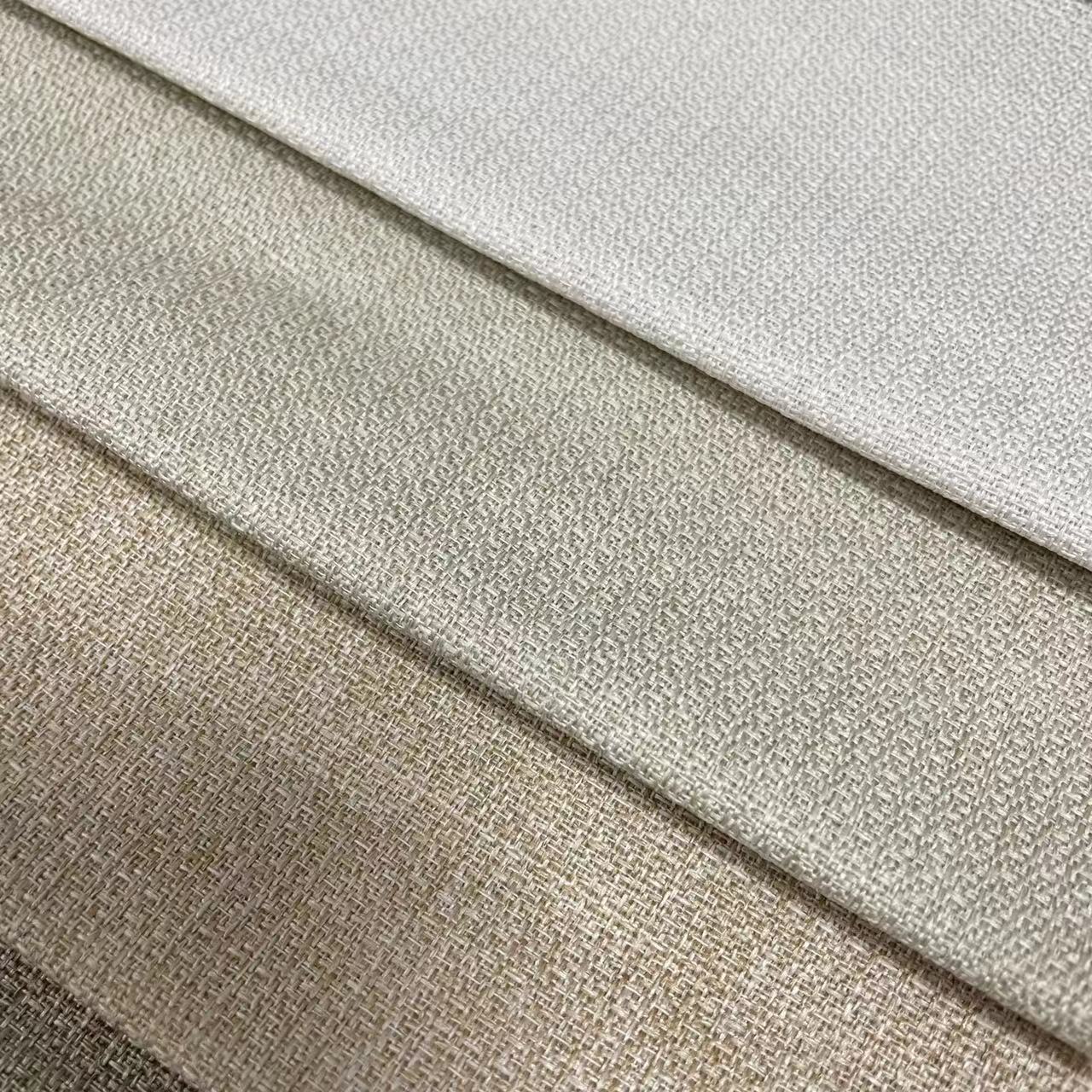 New Arrival Luxury Textured Linen Furniture Upholstery Fabric Soft Sofa Covering H64