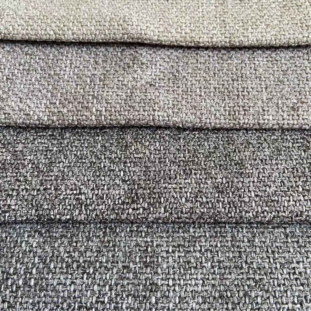 Home Textile 100% Polyester Linen Sofa Fabrics Upholstery Linen Fabric R96-270PM