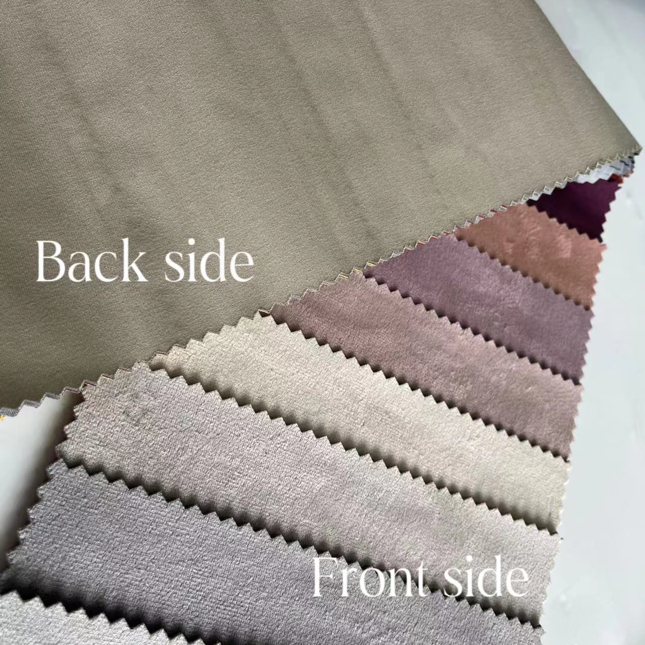 Manufacturer Hot-Sale Soft Heavy Velvet Fabric Luxury Solid Color Curtain Fabric Holland Velvet Blackout Curtain Fabric