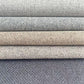 New Design Bedroom Herringbone Textured Linen 100% Blackout Thermal Insulated Curtain Fabric Drape Fabrics 301