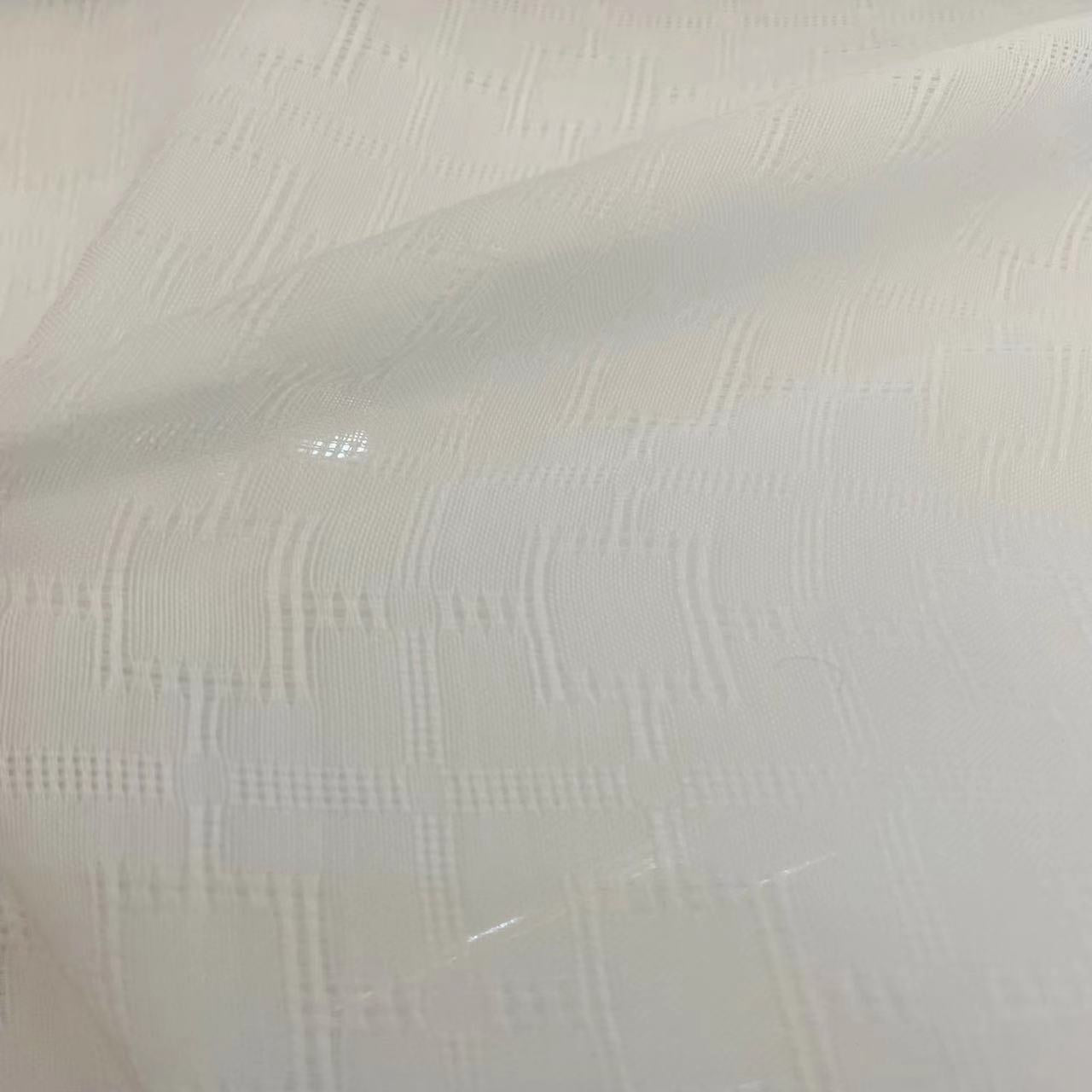 Semi Transparent  Chiffon Linen Look Sheer Curtain Fabric CH-KY0021