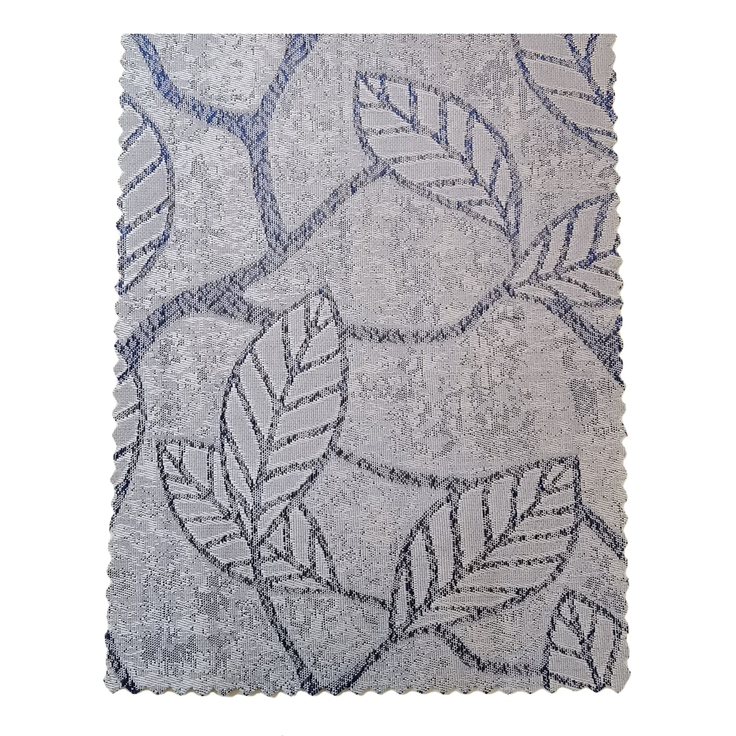 LEAF PATTERN JACQUARD BLACKOUT FABRIC